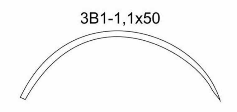 Игла хирургическая 3В1-1,1х50
