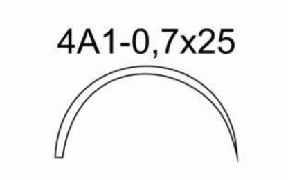 Игла хирургическая 4А1-0,7х25
